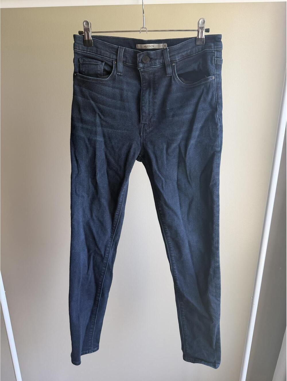 Hudson dark wash skinny jeans